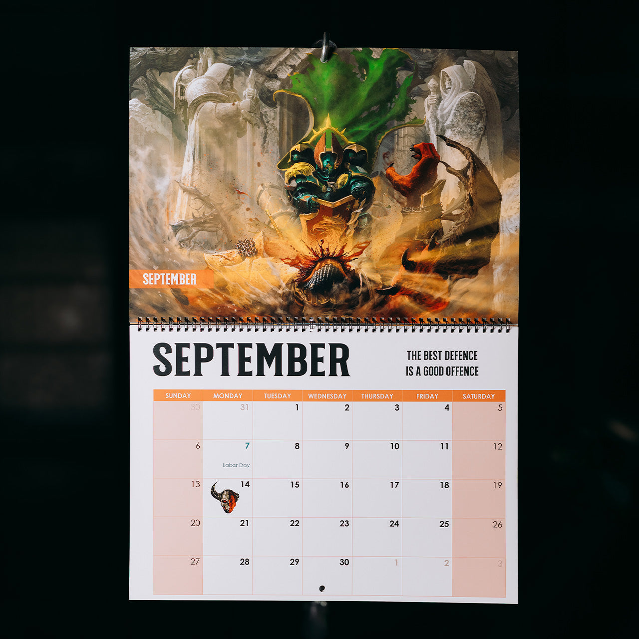 MAJORKILL LORE CALENDAR - A4 (2026)