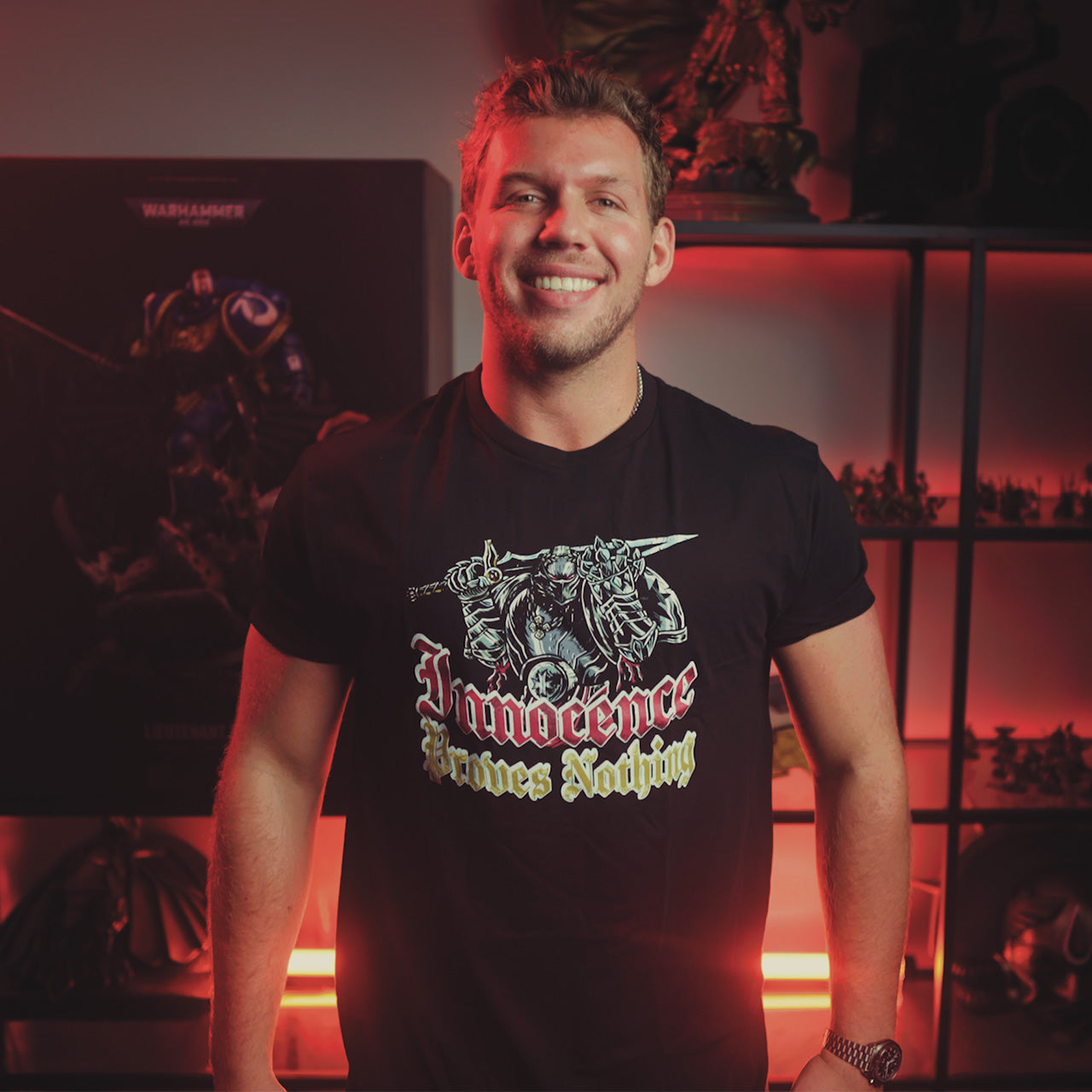 INNOCENCE PROVES NOTHING T-SHIRT