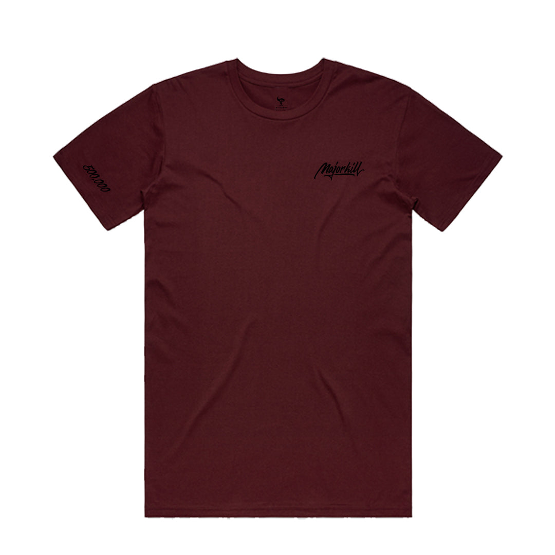 500K Burgundy T-Shirt